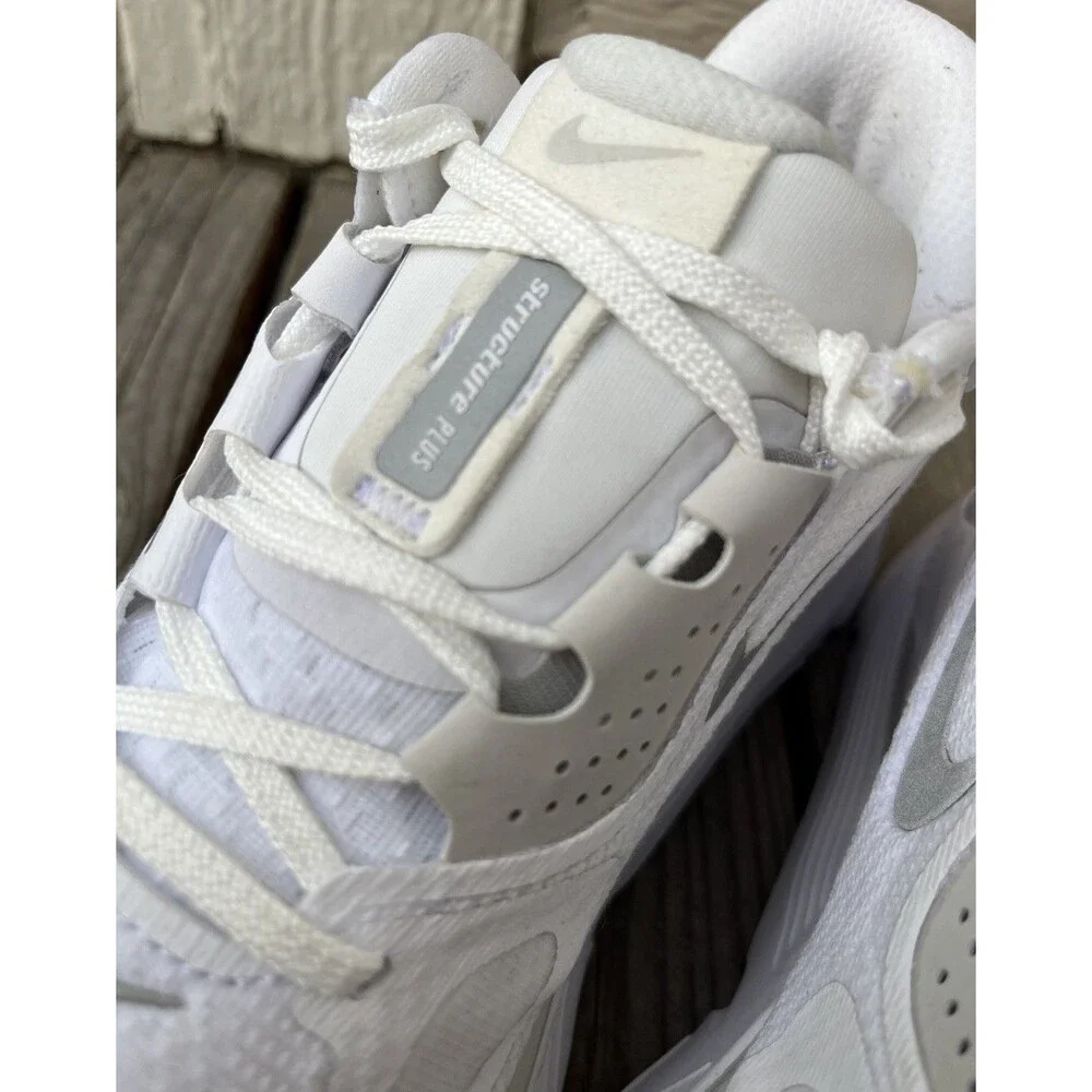 Nike Structure Plus Women’s 8.5 Running Shoes HQ3049-100 - White/Photon Dust